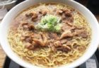 氷見市【多古爺】自家製麺の肉ラーメン大盛りに挑戦！