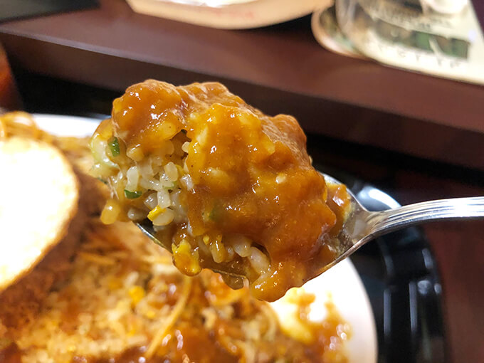 快活CLUB　スペシャルトルコライス（ミートソース）炒飯＆カレー
