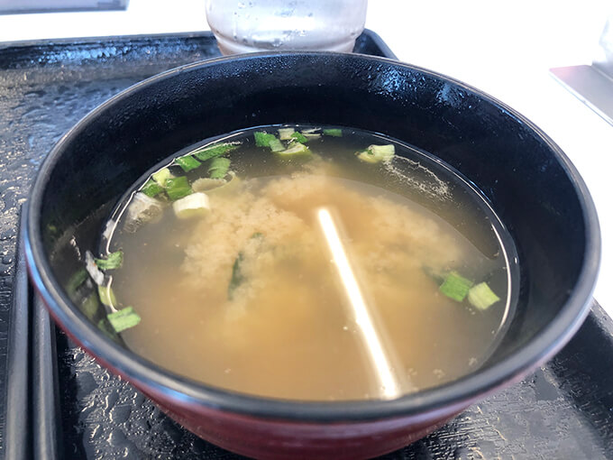 吉野家 みそ汁