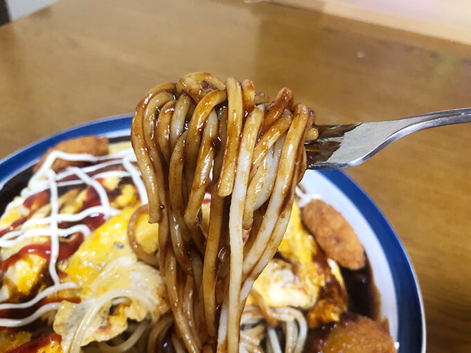 カツカレースパゲティ