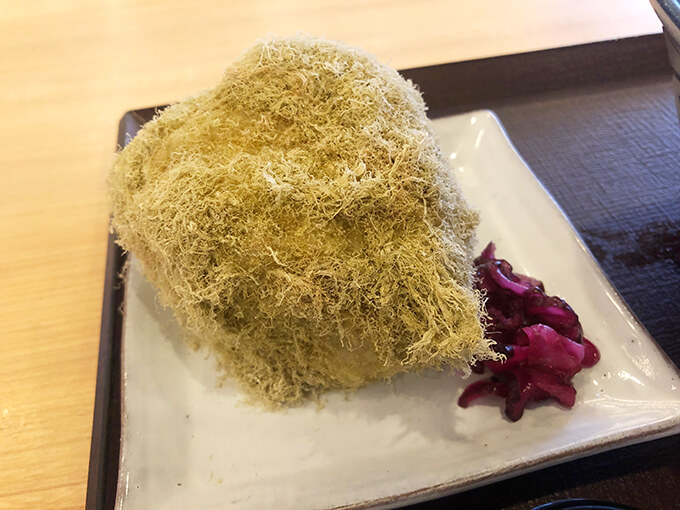 太閤の湯 お食事処 とろろおにぎり