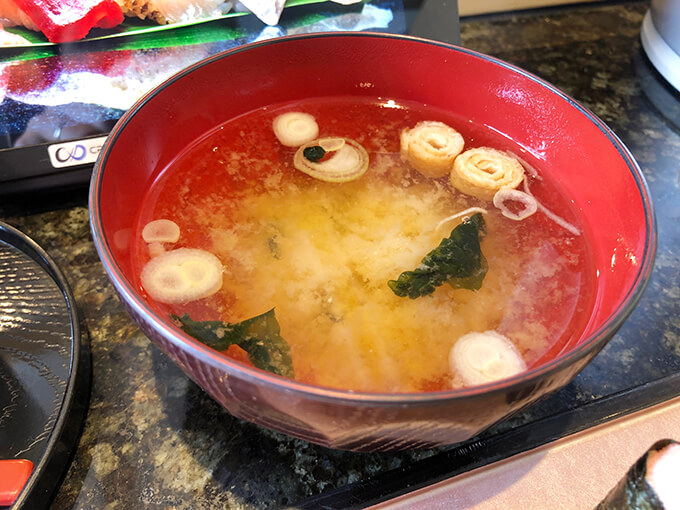 粋鮨 満腹ランチ 味噌汁