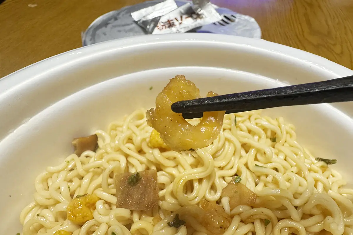 金ちゃんヌードル味焼そば えび